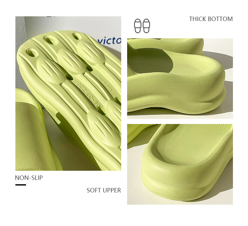 Summer EVA Soft Bottom Bathroom Slippers Household Couple Slides Sandals Wholesale