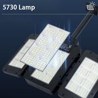 Lampe solaire tout-en-un pliable avec détecteur de mouvement, étanche, LED, pour jardin, route, OEM, faible MOQ disponible