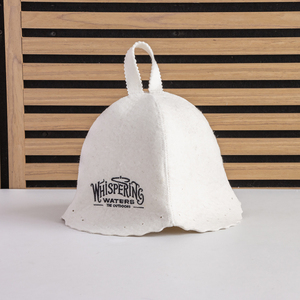 Cappello da sauna in pura lana <span class=keywords><strong>che</strong></span> porta il tuo marchio come un distintivo d'onore, mentre il calore si avvolge all'ingresso. - Product Image 2