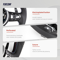 Volant sport en cuir en forme de D pour BMW E70 E71 E83 E84 E85E81 E82 E87 E88 E89 E90 E91 E92 E93