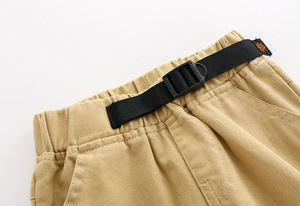 Importateur en gros de produits chinois en Inde, Delhi, shorts en coton pour garçons, style harem, kaki, en corduroy - Product Image 5