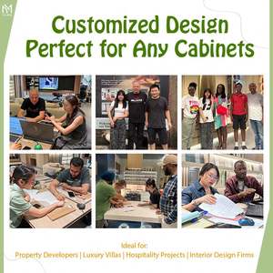 Gabinetes de Cocina Modernos Personalizados con Granito y Madera Sólida para Proyectos de Renovación Comercial - Product Image 2