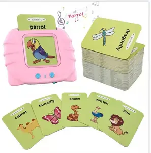 כרטיסים קוגניטיביים אלקטרוניים לילדים מדבר כרטיסי פלאש כרטיסי שמע ספרי פלאש כרטיסים ללימוד אנגלית ספרדית מילים צעצועי למידה