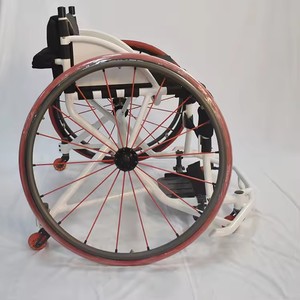 Fauteuil roulant sportif léger de type panier, en alliage d'aluminium, manuel, pour la course à pied - Product Image 3