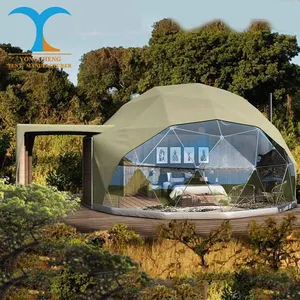 Outdoor 5M Luxe Iglo Ronde Hotel Tent Zwembad Dome Tent Met Badkamer