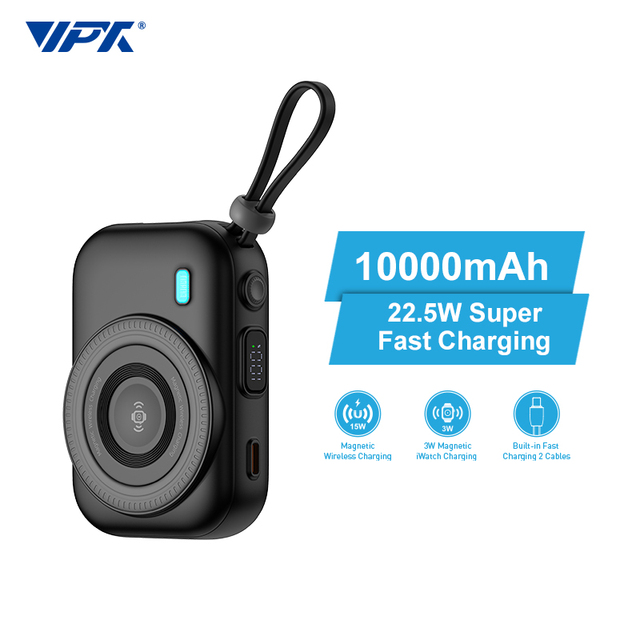 2025 New Design 10000mah-20000mah Fast Mobile Charger Power Banks 22.5W Portable Type C Display Wholesale for iPhone for Samsung