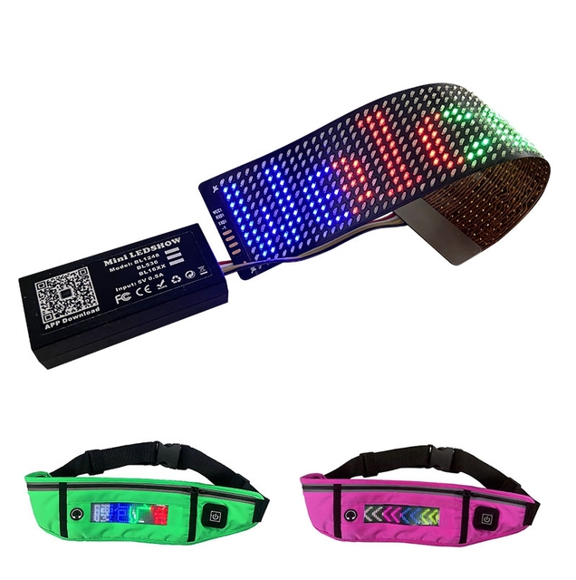 LED Light Dynamic Screens App Programmable DIY Flexible Led Display Board Night Light Luminous Mini Soft Led Panels