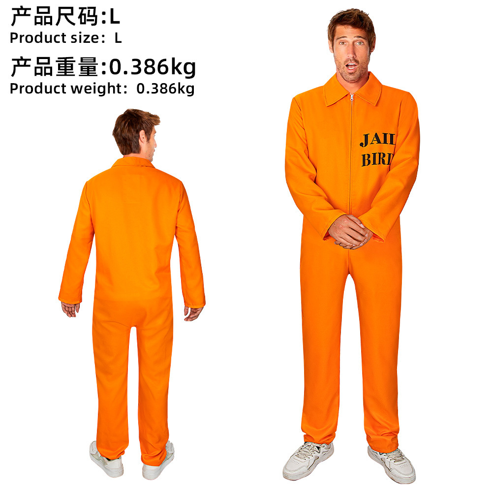 combinaison de prisonnier masculin