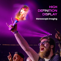 Bâton lumineux holographique 3D personnalisé AZMAX pour concerts vocaux, remplacement idéal des bâtons lumineux
