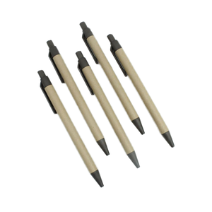 Stylo en papier de blé écologique biodégradable de style nordique, cadeau d'affaires pour le bureau, tube en papier <span class=keywords><strong>portugais</strong></span> - Product Image 1