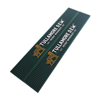 Tapete de Silicona Ecológico para Barra de Bar, Diseño Personalizado con Motivos Caninos, Antideslizante, Color Negro, Certificado para Bares y Restaurantes