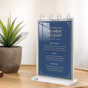 Exhibidor <span class=keywords><strong>de</strong></span> Sobremesa Multi-Páginas con Marco Abatible, Acrílico, para Oficinas, Bancos, Elegante y Ergonómico, Artículo Promocional - Product Image 1