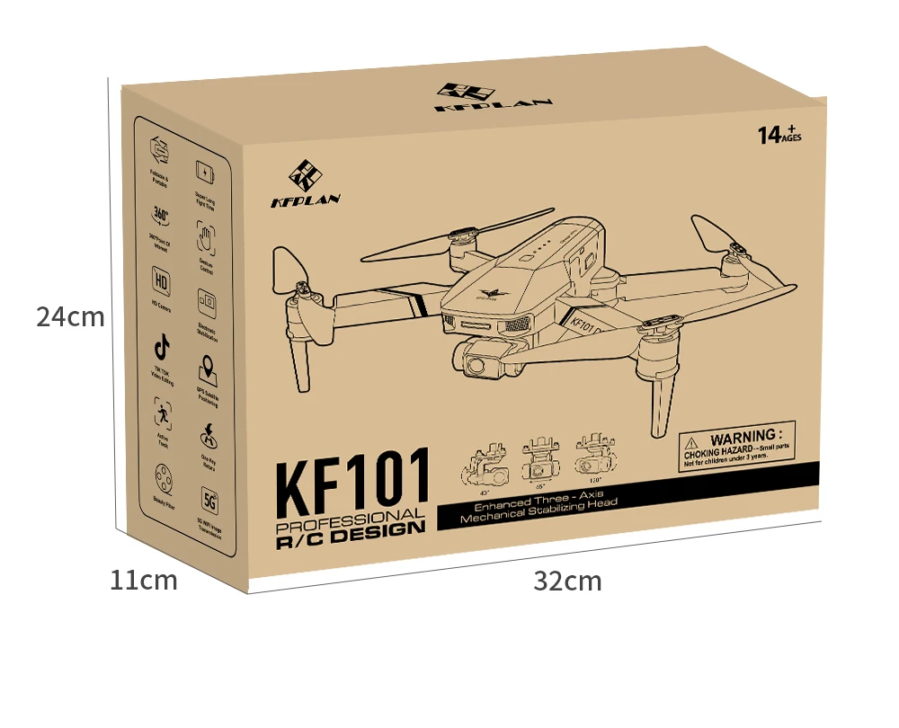 HOSHI KF101 MAX Drone 3000mAh 3KM GPS 3-axis gimbal 4K optical flow dual camera 5G transmission EIS stabilizer rc quadcopter