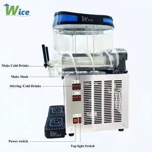 Machine à slushie multifonction 3 réservoirs de haute qualité pour boissons glacées et WICE02B-GNJ336 en acier inoxydable - Product Image 3