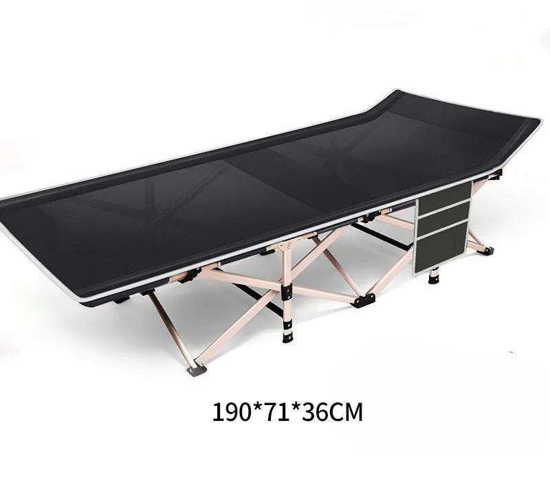Алюминиевый Портативный регулируемый стул для отдыха на открытом воздухе, одиночная складная кровать для кемпинга с сумкой для магазина