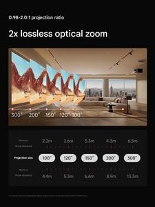 Proyector XGIMI X50 Ultra Max DLP 4K HDR de Alta Luminosidad, 6000 CVIA Lúmenes, Láser Inteligente para Entretenimiento en el Hogar - Product Image 3
