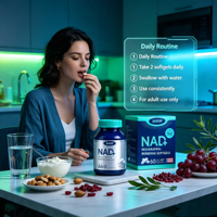 Capsules Premium pour Adultes : NAD Liposomal, Resvératrol, Berbérine, Quercétine – Antioxydant, Soutien Immunitaire et Gestion de l'Énergie