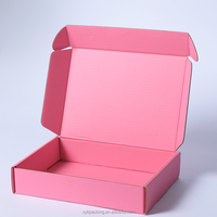 Vente en gros de boîte en carton ondulé personnalisée avec logo emballage de boîte à perruques boîtes à chapeaux vêtements personnalisées
