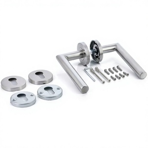 Cozy Home OEM Factory Direct Supply Modern Lever Handle Split <b>Brushed</b> 304 Stainless Steel <b>Window</b> Lever Handle Security CH Door - Product Image 4
