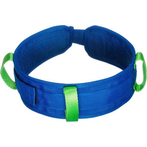 Cinturón de Transferencia para Pacientes, Ayuda para Caminar con Asas, Nailon Azul, Hebilla Metálica, Soporte Lumbar, Talla L - Product Image 2