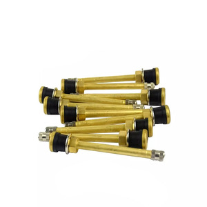 Vástagos de válvula sin cámara <span class=keywords><strong>para</strong></span> camión con abrazadera TR573, nueva condición, 16mm/0.625 pulgadas, cobre metálico de latón <span class=keywords><strong>para</strong></span> llantas de centro de caída, válvula de neumático de autobús con orificio - Product Image 4