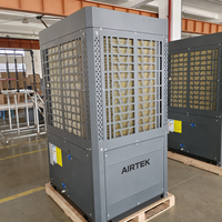 Pompe à chaleur commerciale AIRTEK R290 air-eau monobloc DC Inverter chauffage/refroidissement 75 °   Pompe à chaleur pour eau chaude 50KW