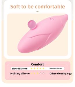 Ouluo silikon cair penuh kualitas tinggi untuk penggetar telur mainan seks lepas pasang inovatif Dengan Akses aplikasi - Product Image 6