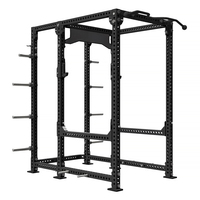 Machine d'entraînement de force Half Rack - Équipement multifonctionnel pour squats, biceps et triceps - Logo personnalisé disponible