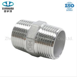 מחבר צינור הברגה 1 אינץ' זכר ל-1 אינץ' זכר G Hex Nipple מפלדת אל-חלד 304 - Product Image 4