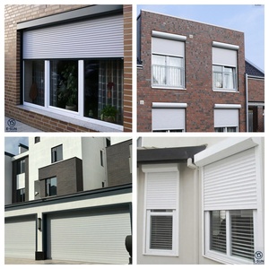 Đôi theo dõi tốc độ cao nhôm cán cửa thông minh điều khiển từ xa Windproof an ninh cửa nhà để xe hiện đại được thiết kế nhà để xe - Product Image 2