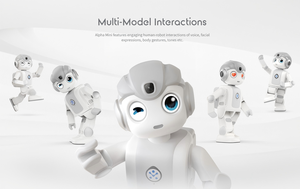 Robot Educativo UBTECH Alpha Mini, Juguete Robótico para Niños y Aprendizaje STEM Escolar con Codificación Gráfica y <span class=keywords><strong>Funciones</strong></span> Inteligentes de IA - Product Image 6