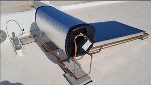 <span class=keywords><strong>Chauffe</strong></span>-<span class=keywords><strong>eau</strong></span> <span class=keywords><strong>solaire</strong></span> à plaque plate 100L, extérieur, double enveloppe, échangeur de chaleur, boîtier en acier inoxydable, classe <span class=keywords><strong>d</strong></span>'efficacité énergétique - Product Image 3