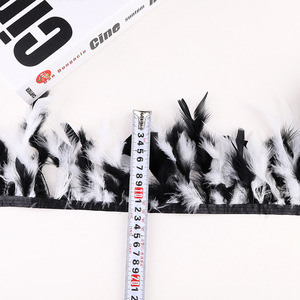 Frange de <span class=keywords><strong>plumes</strong></span> de chandelle multicolores en gros, garnitures décoratives en <span class=keywords><strong>plumes</strong></span> de dinde naturelles teintes pour mariages et fêtes DIY - Product Image 4