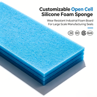 Panneau de mousse en silicone à cellules ouvertes personnalisable, résistant à l'usure, pour la fabrication à grande échelle de joints
