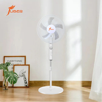 Ventilateur sur pied acceptable OEM à faible quantité minimale de commande 16 pouces 110V 220V AC ventilateurs debout d'alimentation à énergie solaire Ventilador De Pie