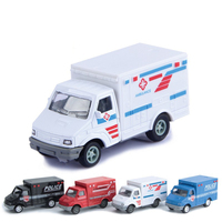 Coche de Juguete de Metal Fundido a Presión con Retroceso, Escala 1:50, Ambulancia HN619947, OEM
