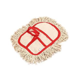 MSJ Recharges de têtes de balai plat en coton blanc, carrées, amovibles et lavables, pour le nettoyage des sols intérieurs, économiques - Product Image 1