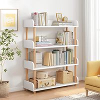 Étagères de rangement multi-niveaux sur pied, bibliothèque simple pour la maison, support de lecture pour la chambre à coucher et le salon