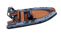 Sport 16ft RIB520 coque en V profond PVC/Hypalon/Orca bateau gonflable rigide bateau de pêche à vendre