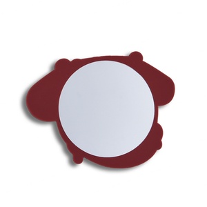 New Style Cute Cartoon Girl Custom PVC Unbreakable Decorative <b>Compact</b> Makeup <b>Mirror</b> - Product Image 3
