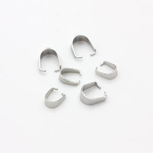 Gros Fermoirs En Acier Inoxydable Crochet Bélières Charme <span class=keywords><strong>Melon</strong></span> Graines Boucle Pendentif Connecteurs pour DIY Collier Bijoux Résultats - Product Image 3