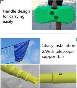 Red de Bádminton Plegable 2 en 1, Portátil, de 3x1.5m, Material Plástico + PE, para Deportes Familiares en el Patio Trasero - Product Image 5