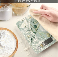 Balance de cuisine numérique personnalisée POD, balance alimentaire en verre personnalisée pour la pâtisserie, cadeau promotionnel