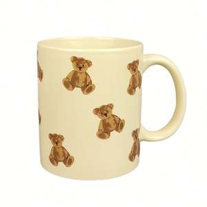 Mug à café en céramique personnalisé à double paroi en forme de nez de chien souriant, design doublé, pour les voyages - Product Image 2