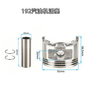 Kit de Pistón y Camisa de Aluminio de Alta Calidad para Motores de Gasolina 168F, 170F, 173F, 178F, 188F, 190F, 192F, 152F, 154F - Repuestos para Cultivadoras y Generadores - Product Image 2