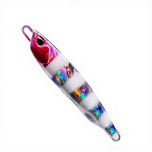 Leurre de pêche au jigging Yousya JG-14 - Hameçon à fente pour sang recouvert de plomb et de métal 50g - Appât artificiel dur pour la pêche en <span class=keywords><strong>bateau</strong></span> en mer - Product Image 4