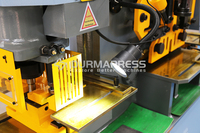 Machine de découpe et de poinçonnage hydraulique compacte DP-Q35Y pour tôles d'acier de 16 mm à 40 mm d'épaisseur, fabrication de tôles métalliques, petite atelier