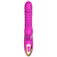 Vibrador Sexual para Mujeres, Vibrador con Succión, Dildo que se Adapta Perfectamente a los Contornos del Cuerpo, Estimula las Áreas Sensibles Clave