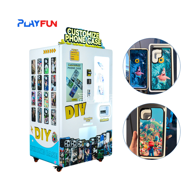 Hot Sale Custom Automatic Self Service   Mobile UV Phone Case Printing  Diy Phone Case Printer Smart Vending Machine for Mall