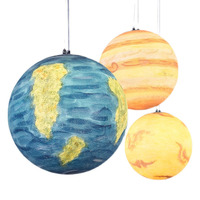 Haute qualité jima Led planète plafonnier univers coloré lune étoiles ciel haut StageLamps